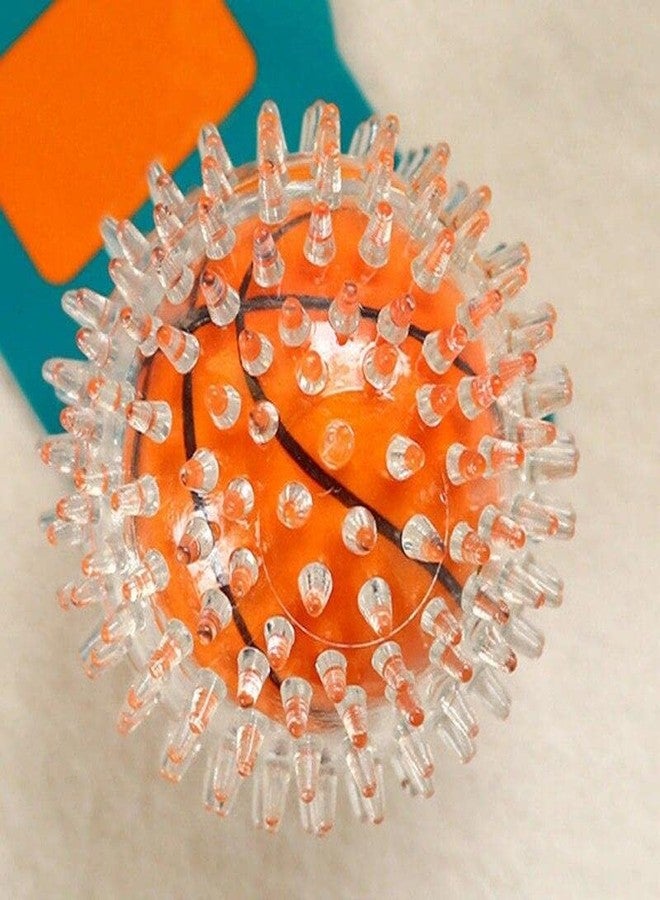 KsPups Dog Toy Large Size Spike Ball Chew Toy I Ball Inside Ball I with Solid Squeaky Sound Good for I Large Size Breed Dogs and Medium Size Dogs - Pack of 1 - Image 2